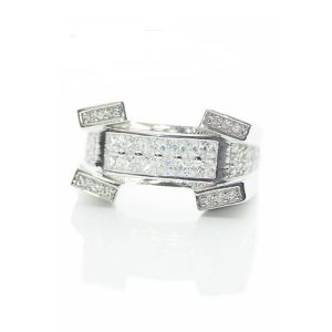 Special Style 925 Sterling Silver Cz Silver Ring ?C SR00016