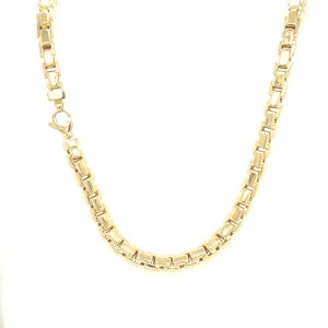 Best Price 14k Yellow Gold Semi-Solid Box Chain ?C 5.2 mm