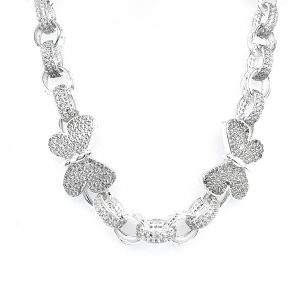 Online Discount 925 Streling Silver Belcher Chain Butterfly Cz and Patterned Links ?C 15 mm