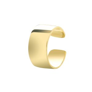 Original 9k Yellow Gold Plain Wide Cuff