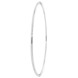 Excellent Quality Stackable Ladies Thin Silver Solid Bangle ?C 2 mm